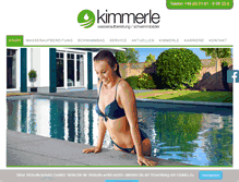 Tablet Screenshot of kimmerle-gmbh.de